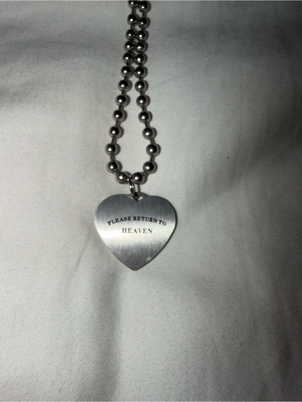 Igirl heart necklace